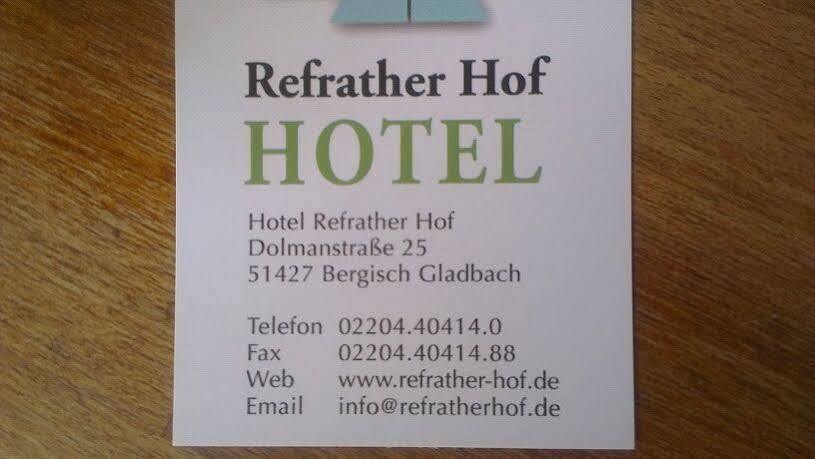 雷法塔霍夫酒店 贝尔吉施-格拉德巴赫 外观 照片